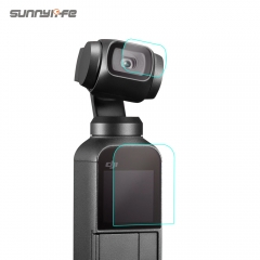 Sunnylife POCKET 2口袋灵眸OSMO Pocket镜头膜玻璃纤维膜屏幕保护贴膜配件