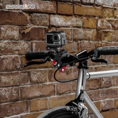 Sunnylife 适用GoPro12运动相机自行车夹 Insta360 GO 3/Action 4/Osmo Pocket通用可调节自行车相机支架GoPro 8配件
