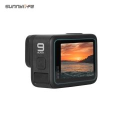 Sunnylife适用GoPro Hero9/10/11/12 Black保护膜 镜头膜屏幕显示屏钢化膜 高清防爆膜防指纹 运动相机贴膜配件