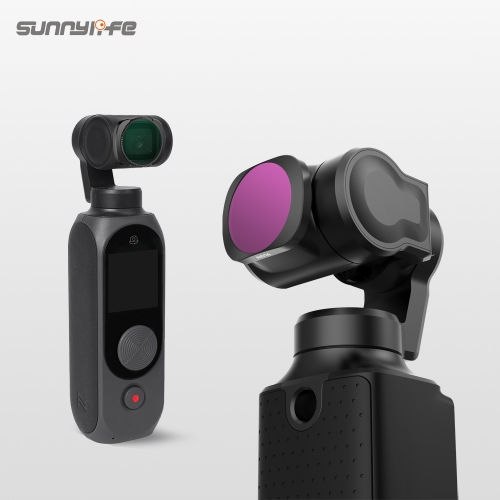 Sunnylife用于飞米FIMI PALM 2口袋手持云台滤镜MCUV CPL ND运动相机配件
