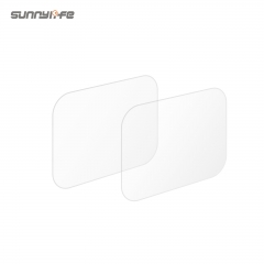 Sunnylife 适用于DJI Air 2S镜头保护膜2套装 钢化膜高清高透防刮防爆 无人机防护配件