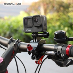 Sunnylife 御Mavic 3/Air 2S/Mini 2/御Air 2遥控器运动相机自行车支架 遥控器支架运动相机单车夹 骑行跟拍摄影配件