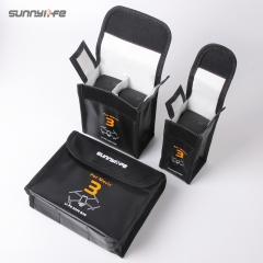 Sunnylife 御Mavic 3电池防爆袋配件 锂电安全收纳包阻燃保护袋耐高温