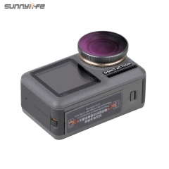 Sunnylife灵眸运动相机OSMO ACTION滤镜可调ND/PL CPL潜水镜配件