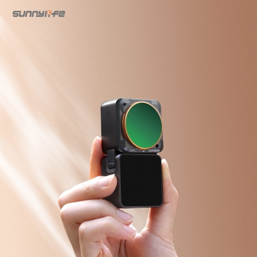 Sunnylife ACTION 2磁吸滤镜 ND16减光可调ND8/PL 潜水滤镜 运动相机配件