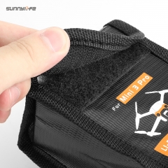 Sunnylife Mini 3 Pro电池防爆袋锂电安全收纳包阻燃保护袋配件