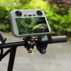 Sunnylife Mini3Pro遥控器骑行支架DJI RC跟拍运动相机自行车夹