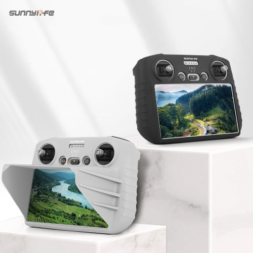 Sunnylife适用DJI RC遥控器硅胶套Mini 3 Pro保护套带遮光罩配件