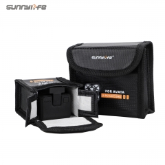 Sunnylife适用DJI Avata电池防爆袋机身锂电安全收纳包阻燃保护袋
