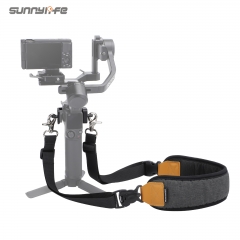 Sunnylife适用DJI RS3 Mini挂绳如影手持云台双挂扣舒适肩带配件