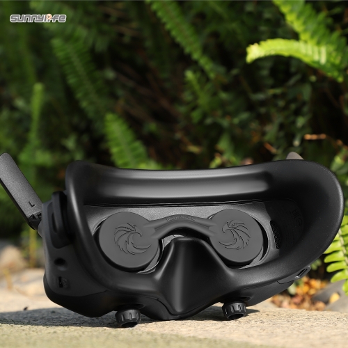 Sunnylife Avata 2/1镜头保护罩Goggles2/3防尘刮VR眼镜硅胶套盖