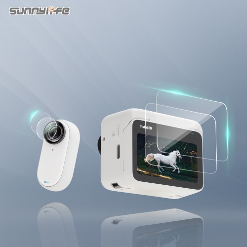 Sunnylife Insta360 GO 3钢化膜拇指防抖相机屏幕镜头保护膜配件
