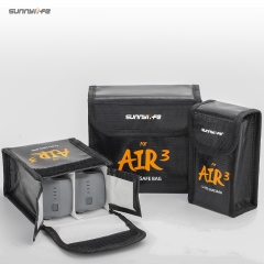 Sunnylife AIR 3电池防爆袋锂电安全收纳包阻燃保护袋配件