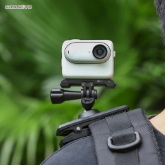 Sunnylife Insta360 GO3万向磁吸背包夹360度GoPro12相机固定支架
