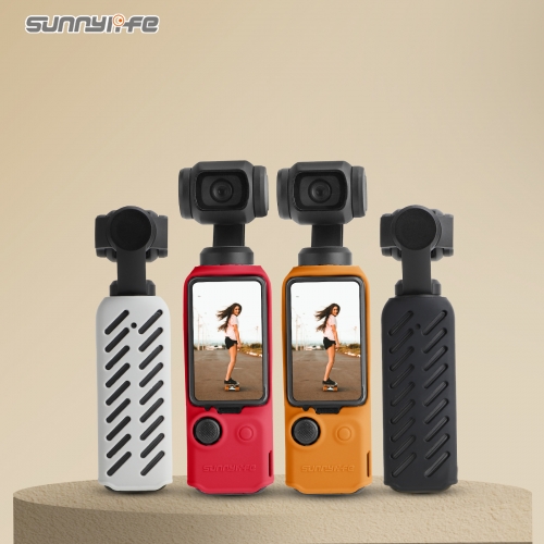 Sunnylife Osmo Pocket 3硅胶套口袋3保护套壳云台相机防摔壳配件