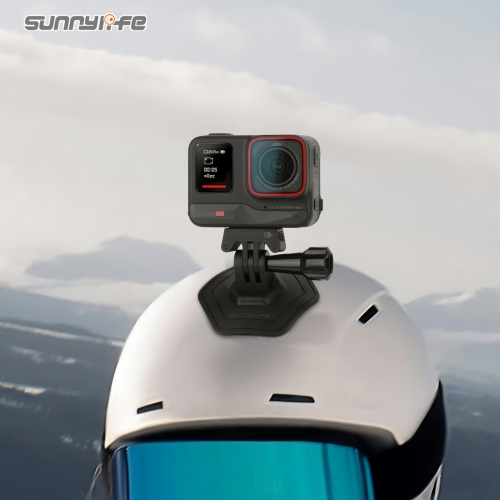Sunnylife ACTION 4/Insta360 GO3柔性黏贴底座GoPro曲面头盔支架