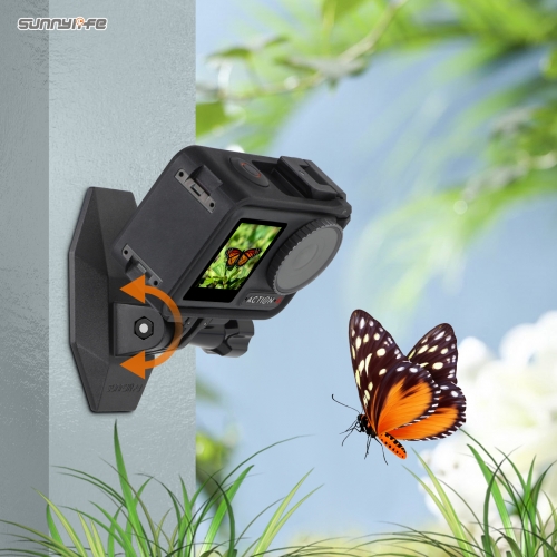 Sunnylife 运动相机OsmoPocket3磁吸底座拓展转接Insta360Go3支架