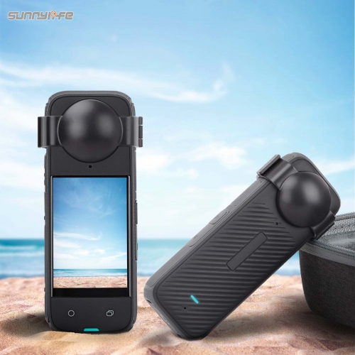 Sunnylife Insta360 X4镜头保护罩全景相机镜头盖防刮防摔配件