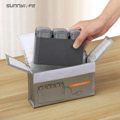 Sunnylife Mini 4K/AVATA2电池防爆袋电池管家锂充电保护阻燃袋包