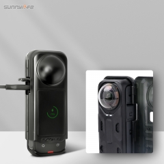 Sunnylife Insta360 X4保护壳罩镜头屏幕保护壳充电显示防摔防尘