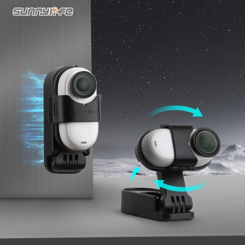 Sunnylife适用Insta360 GO3S磁吸支架GO 3底座360度旋转折叠支架