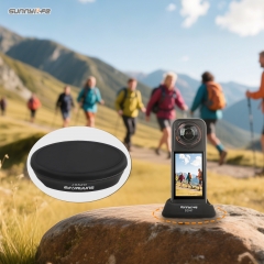 Sunnylife Insta360X5车载底座影石X4相机桌面支撑直立硅胶底座