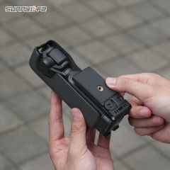 Sunnylife OsmoPocket3磁吸支架免拆冷靴1/4转接拓展旋转摄影配件