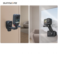 Sunnylife OSMO 360/Action 5Pro背包夹运动相机可拉伸Insta360 X5磁吸支架