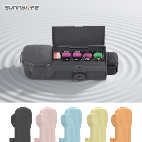 Sunnylife OsmoPocket3保护盖口袋3保护罩机身滤镜收纳盒壳上盖板