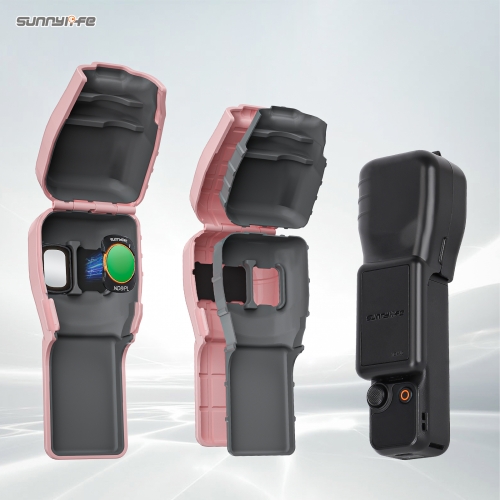 Sunnylife Pocket 3保护罩口袋3收纳滤镜头屏幕保护壳糖果色配件