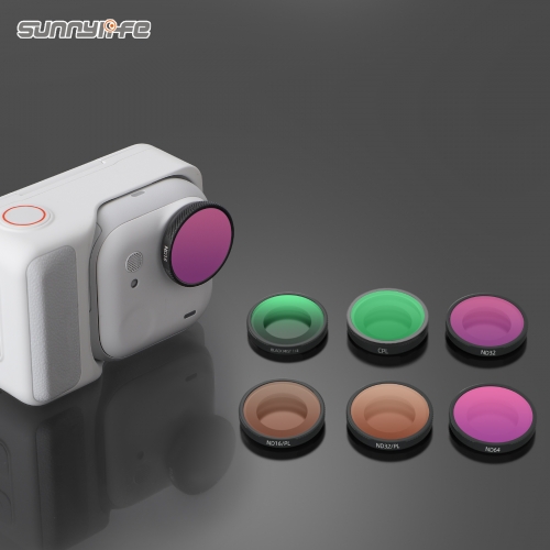 Sunnylife Insta360 GO Ultra滤镜1/4黑柔ND减光CPL运动相机配件