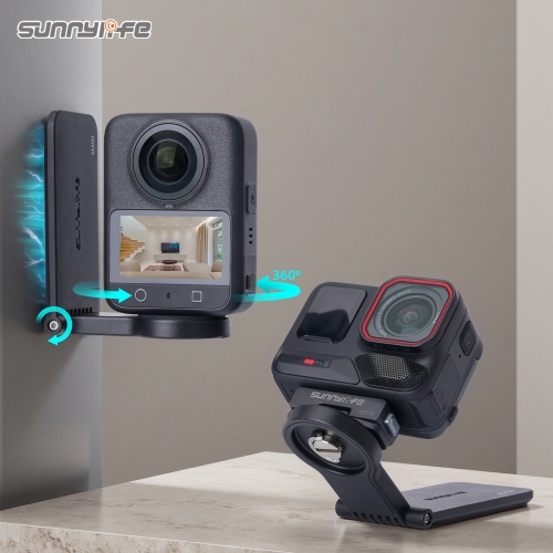 Sunnylife OSMO 360磁吸支架底座Insta360 GO Ultra桌面支架手柄