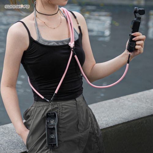 Sunnylife OsmoPocket3挂绳斜挎防丢手绳OP3口袋配件手提安全挂绳