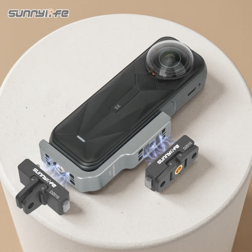 Sunnylife Insta360X5/4横竖拍拓展支架L型兼容磁吸转接支架配件