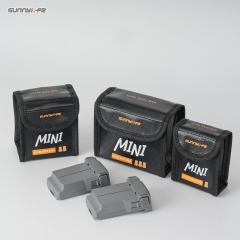 Sunnylife Mini 5/4 Pro电池防爆袋锂电安全收纳包Mini 3阻燃保护