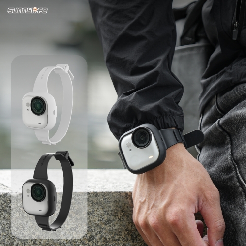 Sunnylife Insta360 GO Ultra拓展绑扎带硅胶保护套运动腕背包带