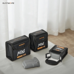 Sunnylife Mini 5/4 Pro电池防爆袋锂电安全收纳包Mini 3阻燃保护