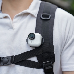 Sunnylife Insta360 GO Ultra背包夹运动相机支架磁吸快装鳄鱼夹