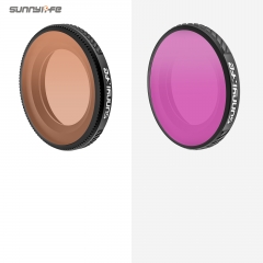 Sunnylife Osmo Nano滤镜1/4黑柔ND64/PL减光ND CPL运动相机配件