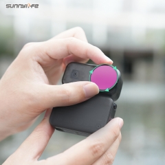 Sunnylife Osmo Nano滤镜1/4黑柔ND64/PL减光ND CPL运动相机配件