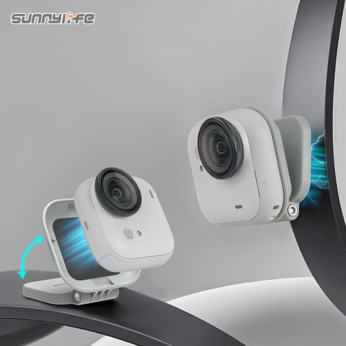 Sunnylife Insta360 GO Ultra磁吸支架Ultra底座旋转折叠支架配件