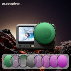 Sunnylife Action 6滤镜可调CPL ND64减光镜ND8/PL配件