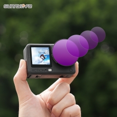 Sunnylife Action 6滤镜可调CPL ND64减光镜ND8/PL配件