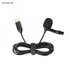Sunnylife Insta360 X4领夹麦克风POCKET 3运动相机录音麦TypeC