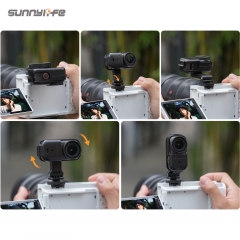 Sunnylife OSMO NANO 360°旋转可调冷靴横竖拍转接支架保护配件