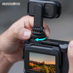 Sunnylife OSMO NANO 360°旋转可调冷靴横竖拍转接支架保护配件