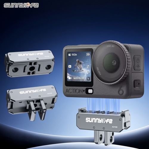 Sunnylife OSMO Nano金属双向磁吸转接头ACTION 6快拆拓展件