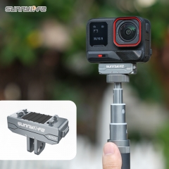 Sunnylife Insta360 X4 Air/X5金属磁吸转接头Ace/Ace Pro 2/1折叠快拆拓展配件
