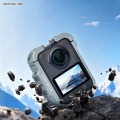 Sunnylife OSMO 360金属兔笼磁吸扩展横竖拍边框冷靴保护壳配件