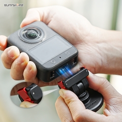 Sunnylife OSMO 360快拆磁吸底座Action 5 Pro/4/3/2可调转接头底座支架配件